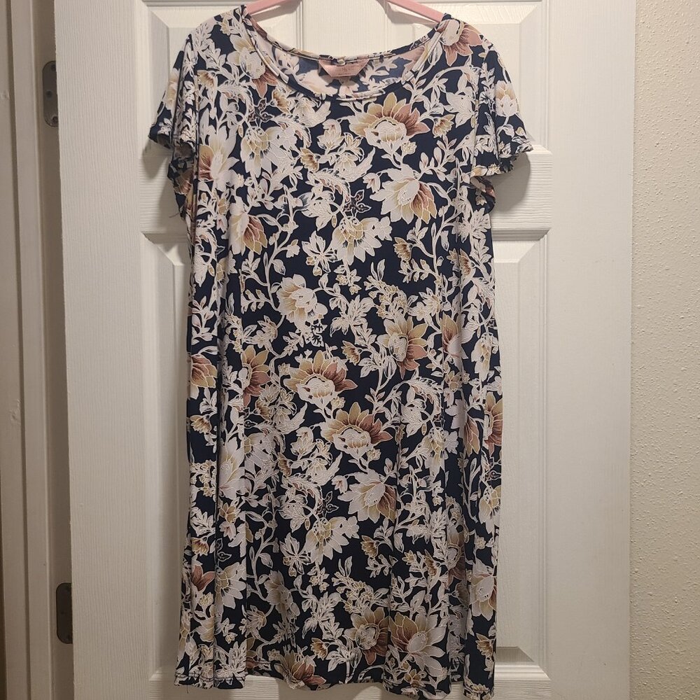 Black Floral Dress